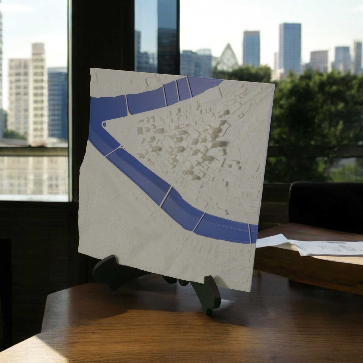 3D Pittsburgh PA Map