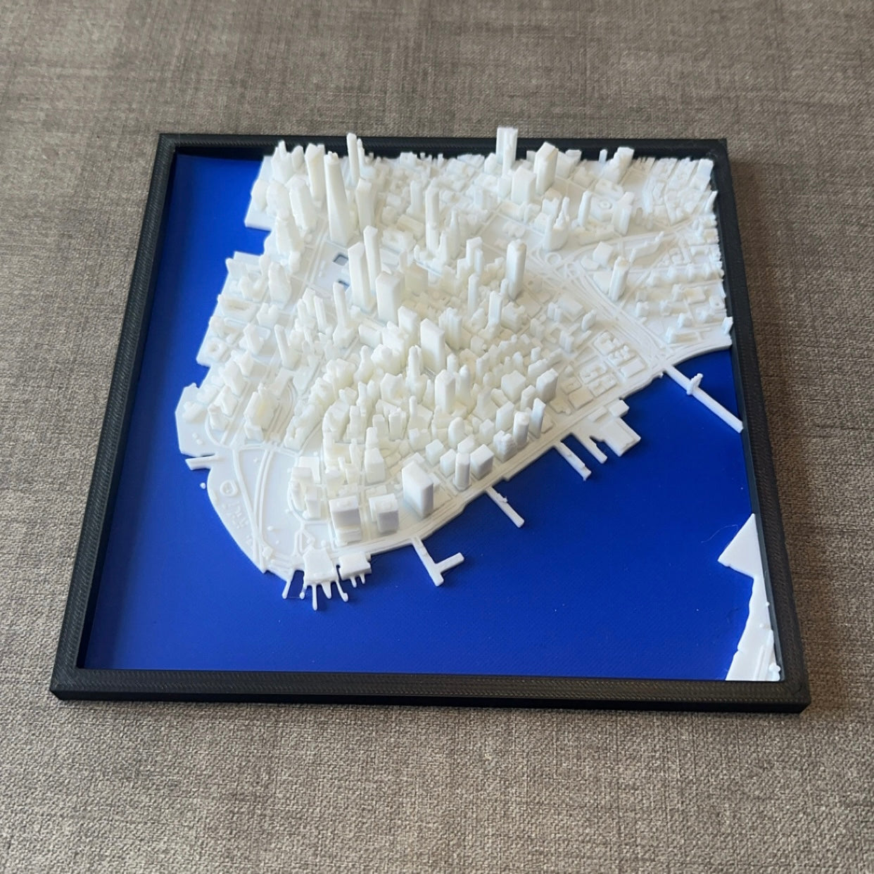 3D Manhattan NY Map