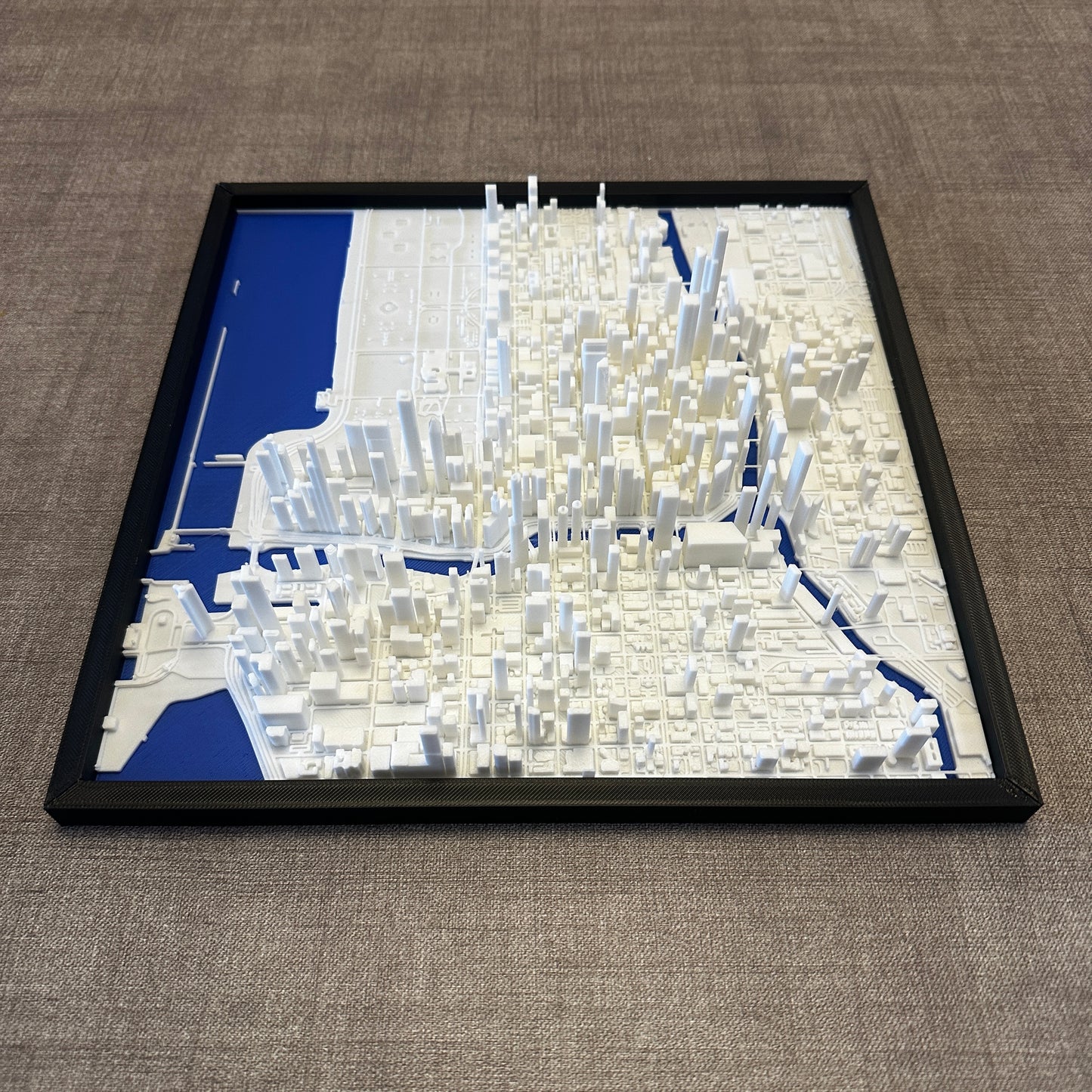 3D Chicago IL Map