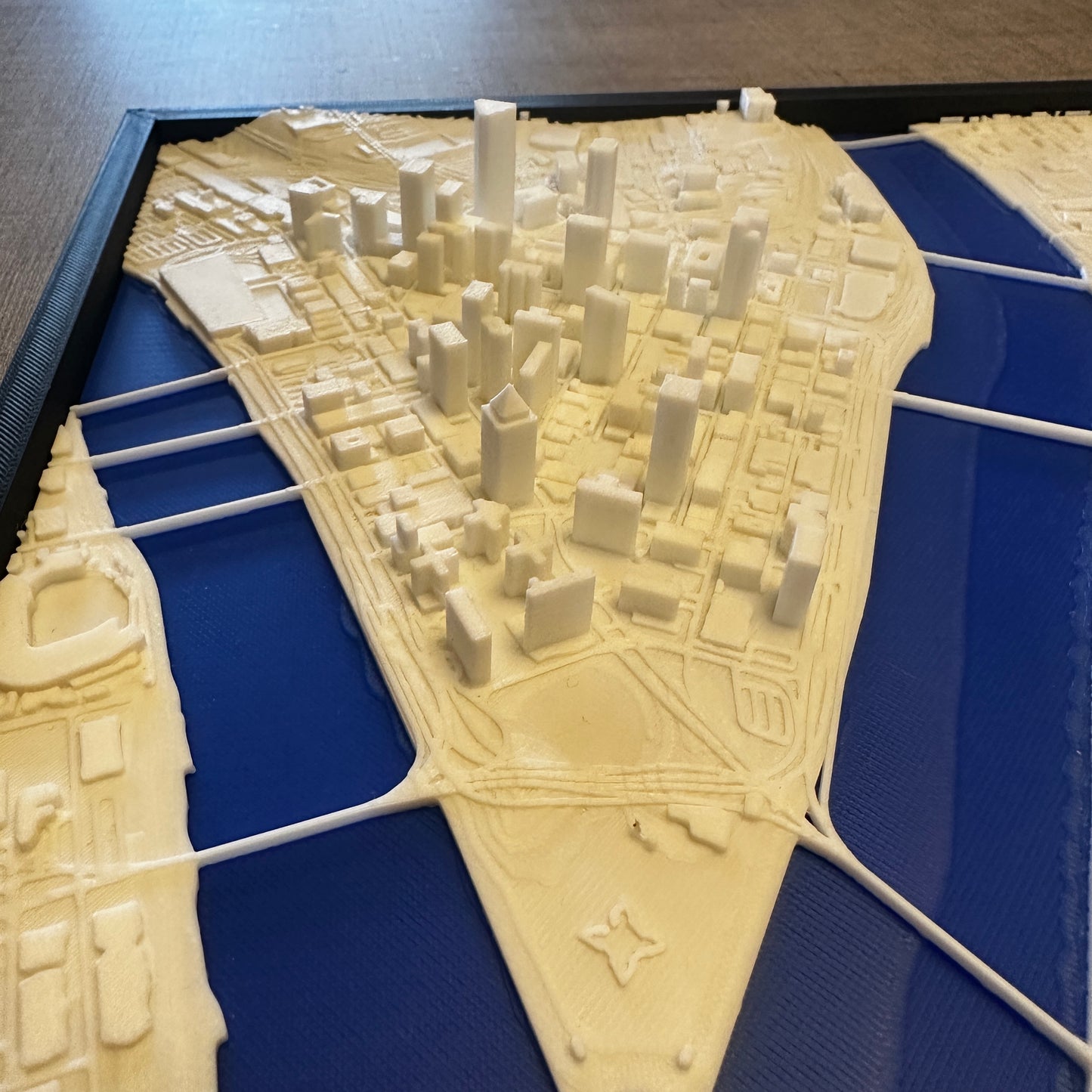 3D Pittsburgh PA Map