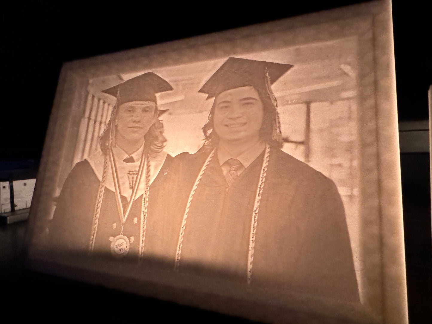 Personalized 3D Lithophanes- Stand and light Included | Color, collages, black/white